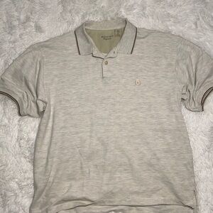 Bugle Boy vintage variegated gray polo shirt